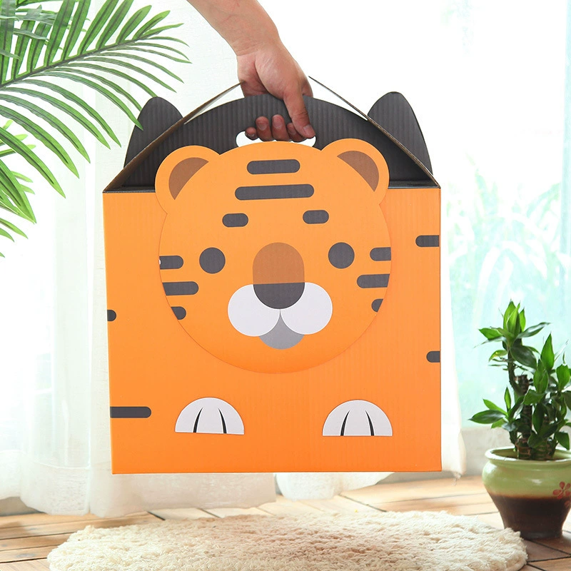 Картонный лоток-кресло для кошек из гофрированного картона, износостойкий, не оставляющий следов, большой размер, для кошек Guaiguai Tiger