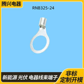 RNB325-24 裸端子 O 环圆形冷压端头 设备接地连接线鼻子