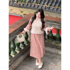 大码连衣裙;大码休闲套装;旗袍