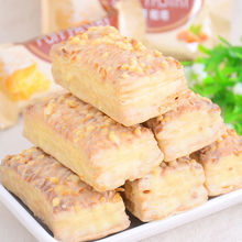 台灣進口零食品 77松塔千層酥餅干 宏亞蜜蘭諾早餐餅干兒童節零食