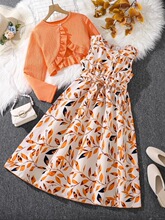 N 38116 French Floral Vest Dress ��ʽ�黨����ȹ �羳ŷ��