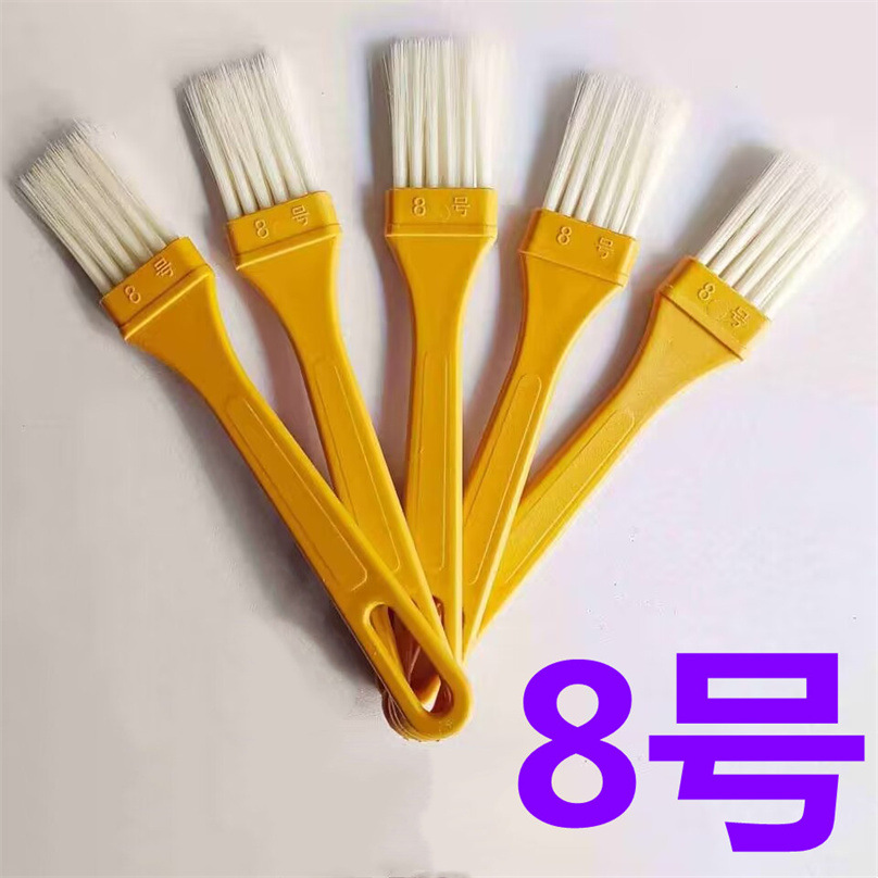 8号油刷 长柄烧烤刷上油刷子小号油漆刷软毛刷墙刷板刷涂料补漆刷