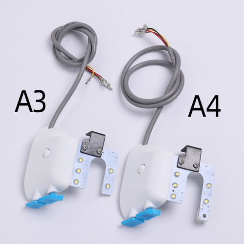 Jack A3 A4 Computer Flatbed Overlock Switch U-shaped LED Seamstress Lamp Backstitch Switch Industrial Sewing Machine Accessory