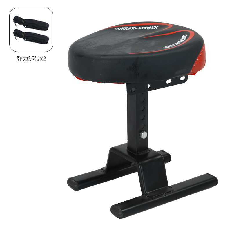 ✿Black-red 010 single seat + adjustable + straps