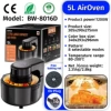 5L touch screen fryer European rules