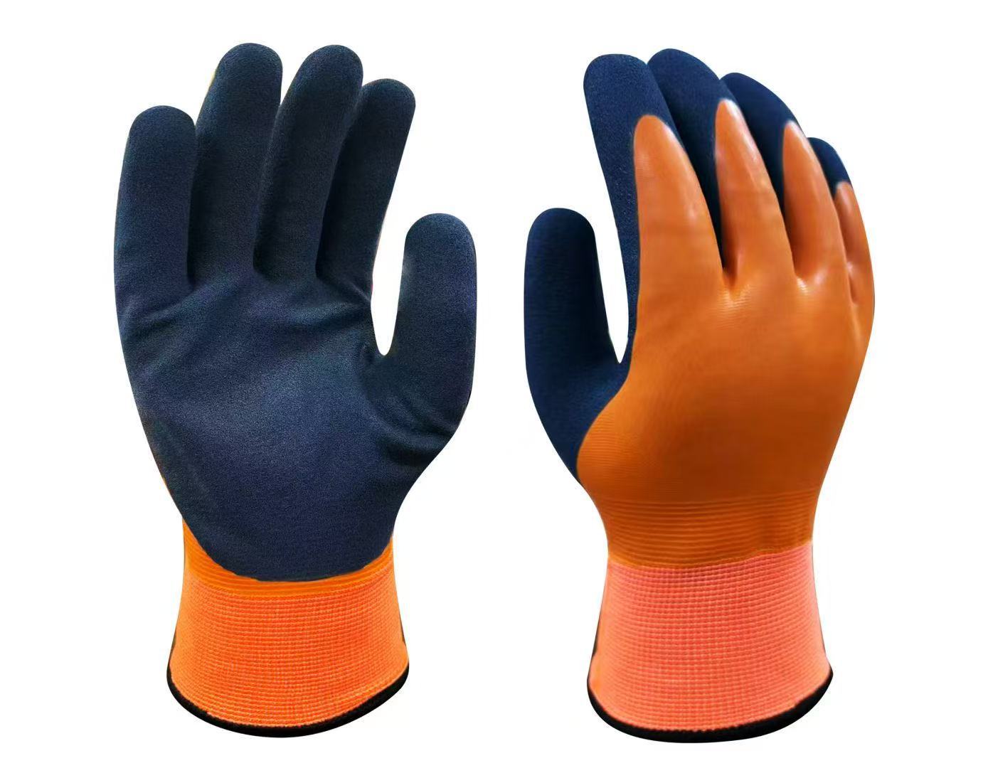 Fabricante mayorista guantes de protección laboral sitio de trabajo seco desgaste emulsión guantes de inmersión