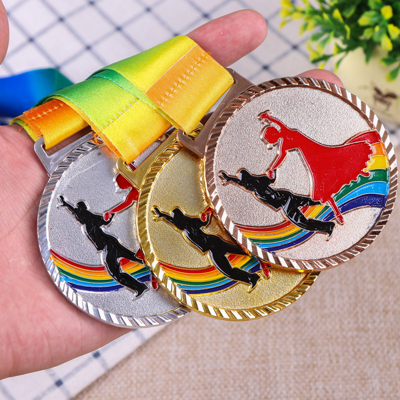 Medalla Metálica Conmemorativa de Aleación de Zinc Personalizable para Eventos Deportivos