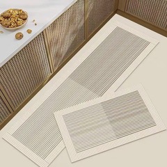 硅藻泥廚房地墊可擦免洗吸水吸油耐髒長條地毯侘寂風家用防滑腳墊