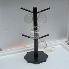 竹製アスファルトカップホルダー多機能卓上マグカップカップホルダー商用展示カップホルダー収納棚メーカー直販