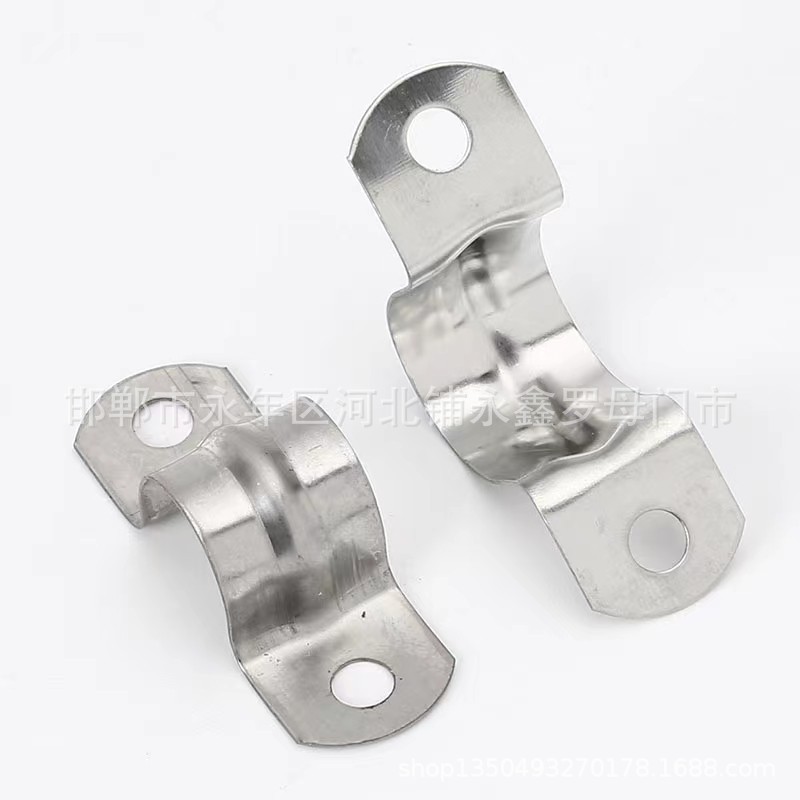 不锈钢马鞍卡 骑马卡63-76mm-160mm外径管骑马U型管卡 欧姆抱箍