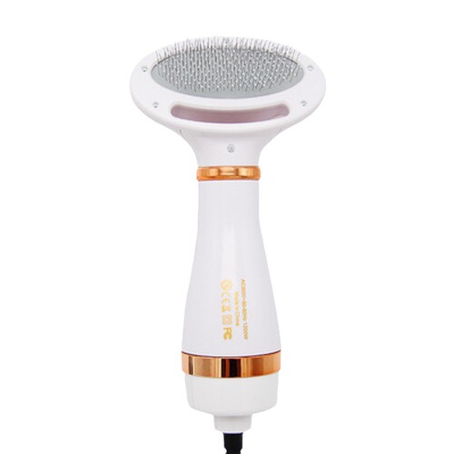Cross-border pet hair dryer comb, 2-in-1 hot air comb for dehairing, pet grooming hair dryer and comb in one, pet supplies