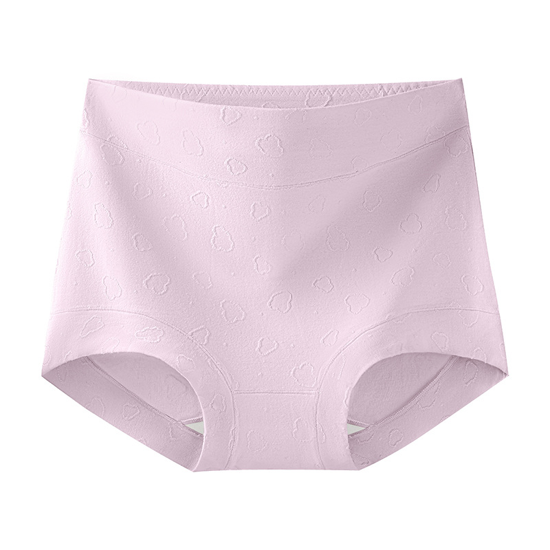 Xinjiang algodón de fibra larga ropa interior cómoda de cintura alta para el abdomen pantalones de seguridad boxer para mujer entrepierna antibacteriana algodón fino refrescante