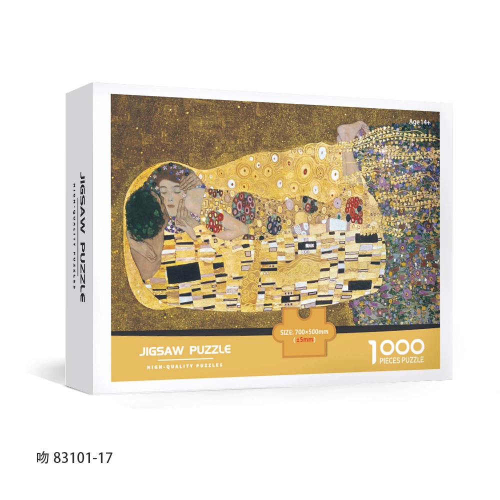 White card paper 1000 pieces 70*50CM adult puzzle manufacturer source challenge