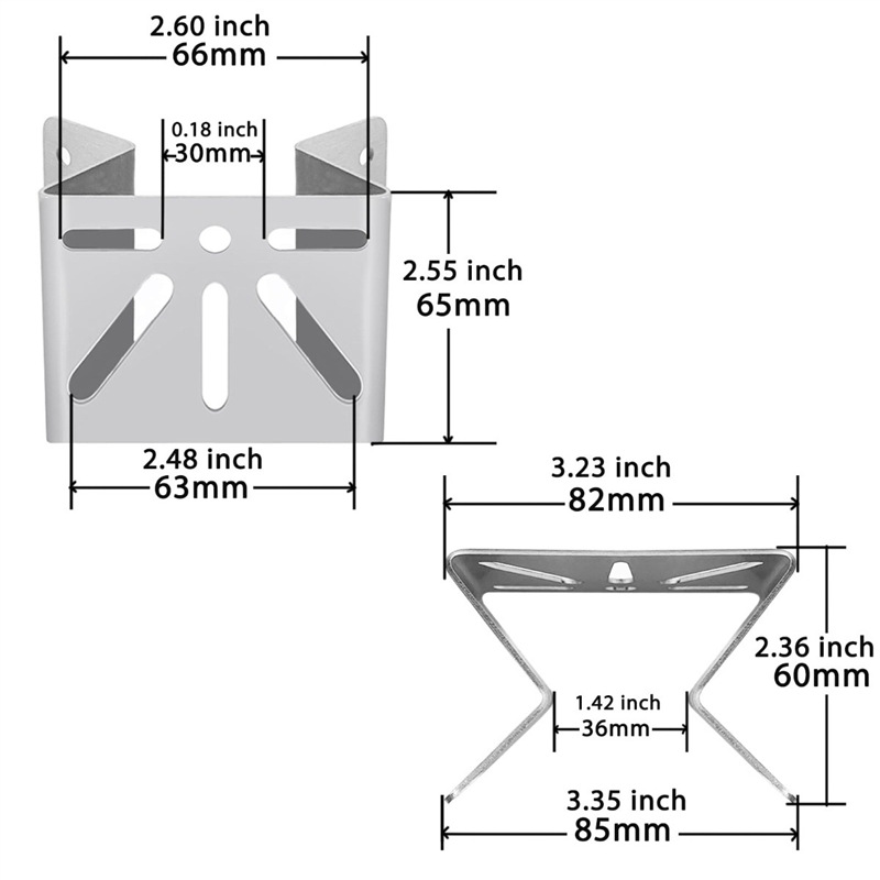 Wall tubing stainless steel, monitor, CCTV camera, videocamera 3