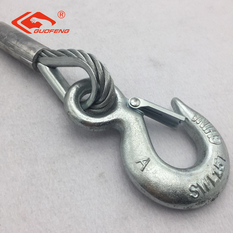 Fábrica de fuente de Guangdong 304 cuerda de buceo de acero inoxidable 360 grados cuerda de remolque giratoria 4mm cuerda de alambre de acero recubierto