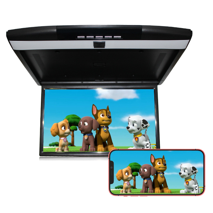 Тип A 15inch черный MP5+HDMI+мобильный телефон тот же экран