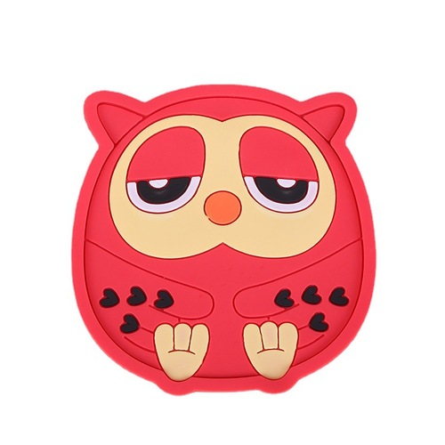 Wholesale Creative New Cartoon Insulated Anti-slip Mat Durable High-temperature Washable Desktop Cartoon Coasters Bulk Purchase
