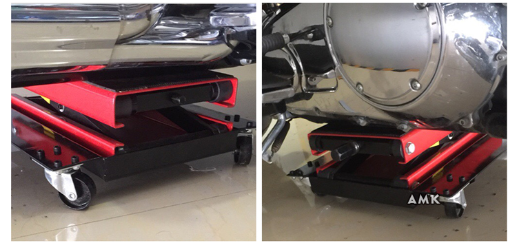 Heavy-duty vehicle lift 0kg with widened top platform, motorcycle lift table, hydraulic lift, repair platform