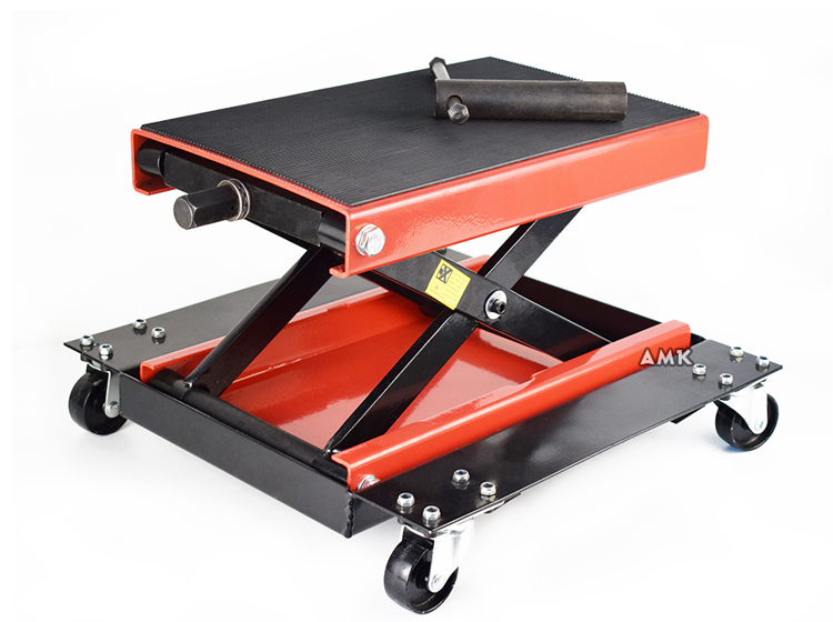 Heavy-duty vehicle lift 0kg with widened top platform, motorcycle lift table, hydraulic lift, repair platform