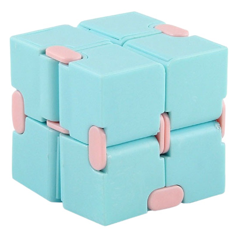 Cross-border unlimited Rubik's Cube children's creative macaron limited Rubik's Cube flip decompression square decompression educational toy
