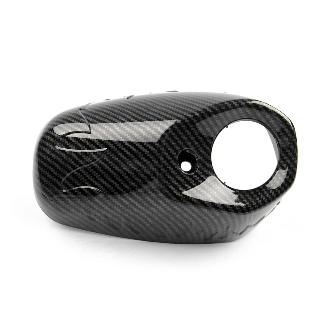 Suitable for 17-24 Yamaha Xmax300 Motorcycle Accessories Scooter Cover Carbon Fiber Exhaust Pipe Shell