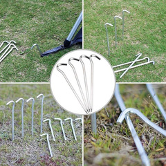 Manufacturer tent stakes, 7-word type stakes, question mark stakes, tent metal stakes, camping canopy stakes, aluminum stakes