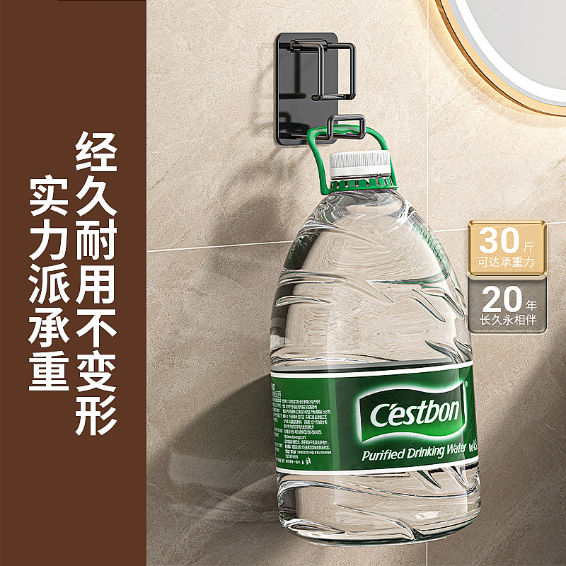 [Plegable percha de lavabo] gancho de lavabo de baño sin perforación rack de almacenamiento de lavabo de baño rack de almacenamiento