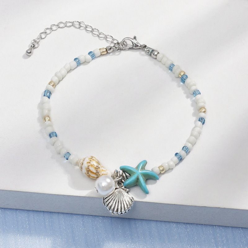 Casual Beach Starfish Shell Seed Bead Shell Beaded Women's Bracelets display picture 4