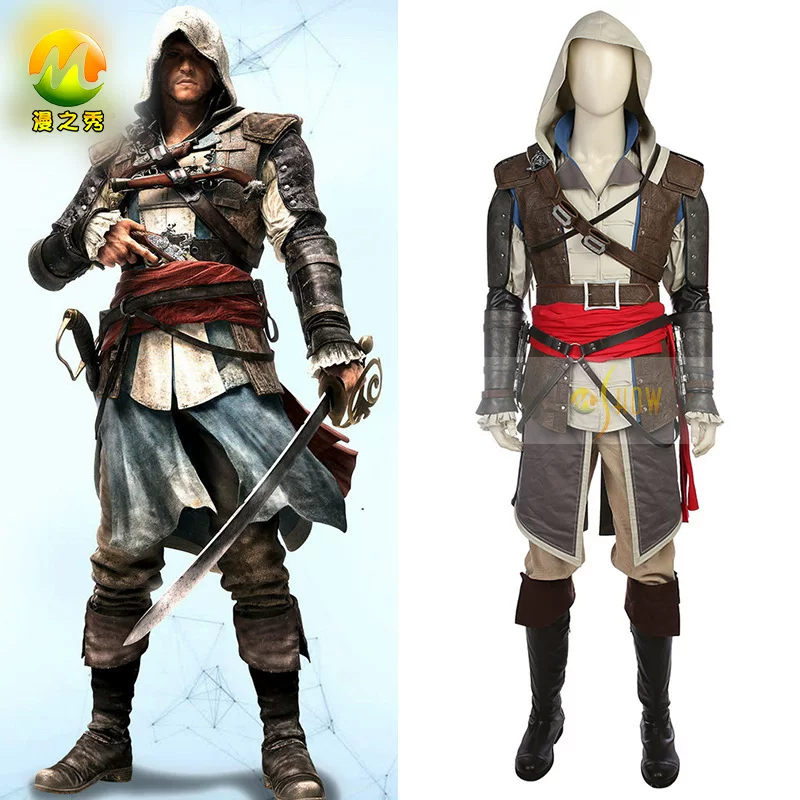 漫公爵 Assassin's Creed 4 Black Flag COSPLAY EETACKKVAC COS Сервис GAME Assassin Factory Direct Sales