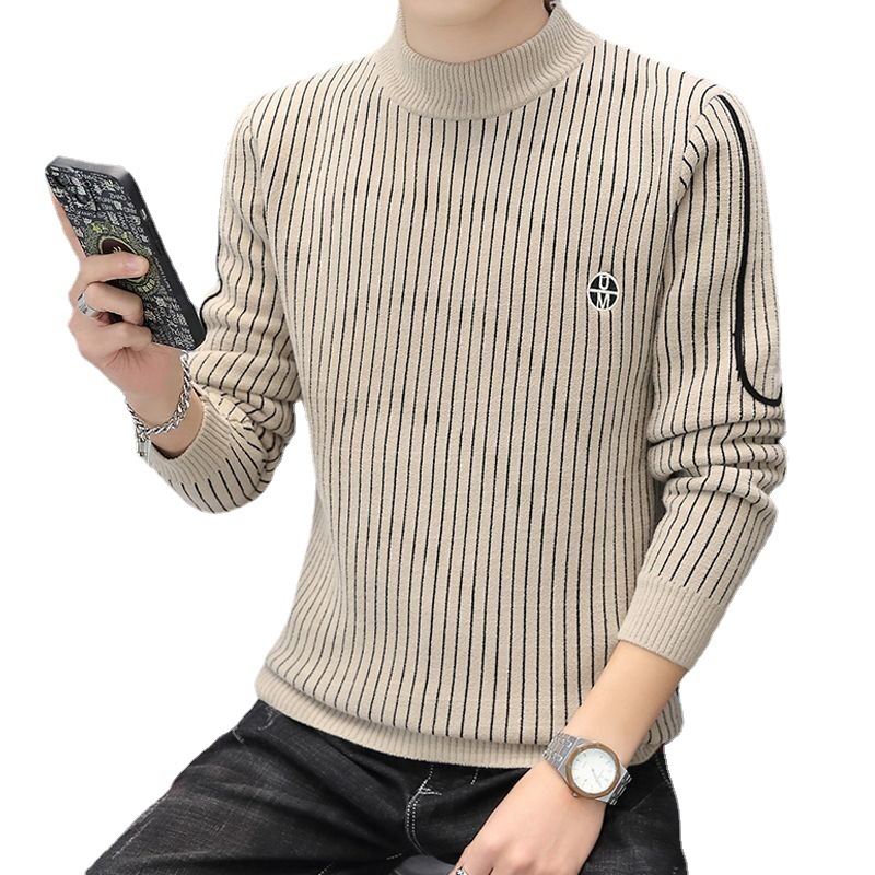 Winter fashionable casual velvet keep warm knitted sweater