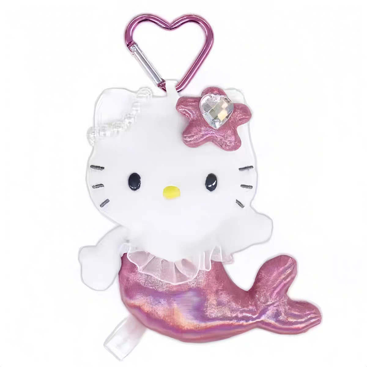 三里偶少女心長脚ユニコーン人魚貴婦人天使猫ぬいぐるみキーホルダー