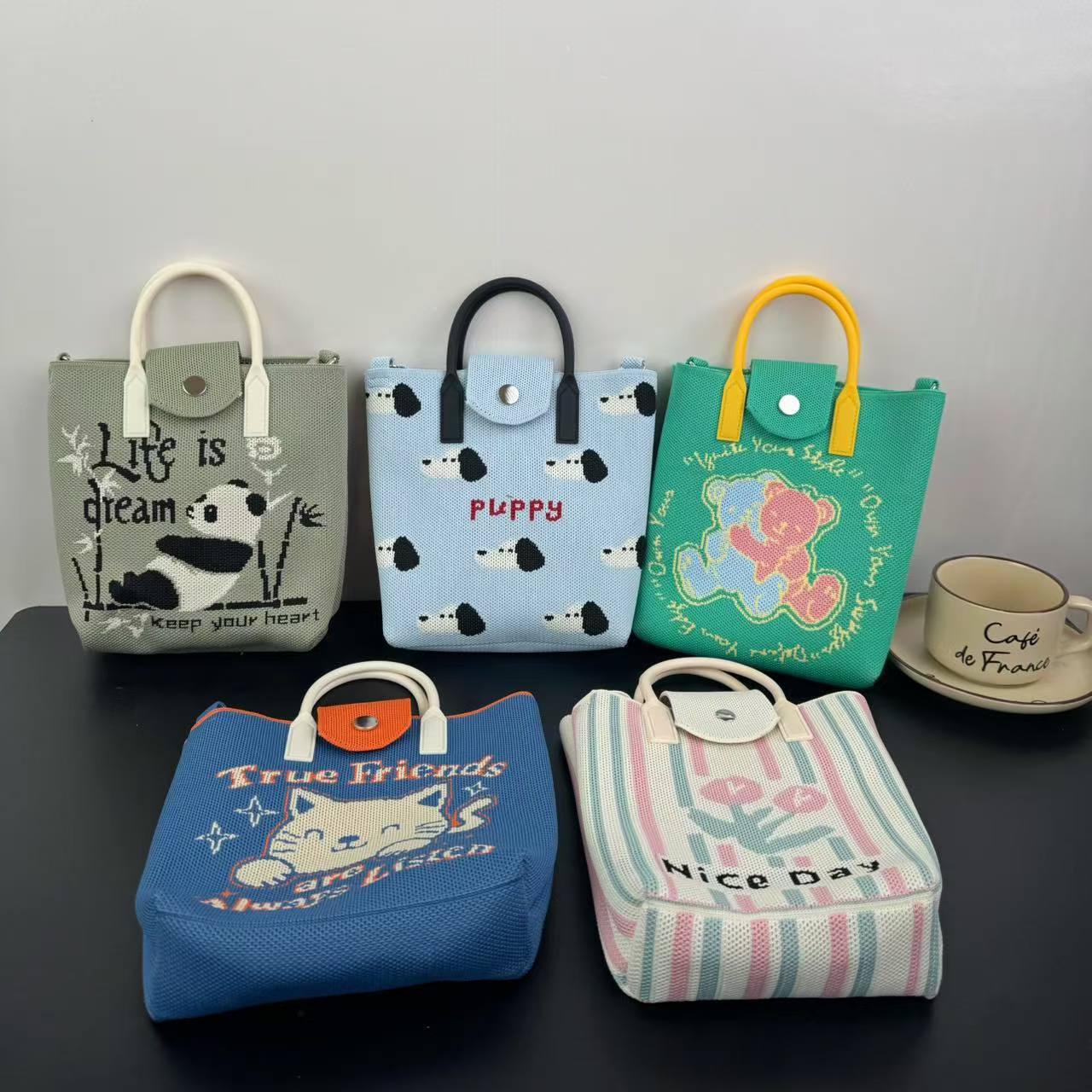 Nuevo bolso de punto para teléfono móvil bolso de alta calidad bolso de mensajero femenino versión coreana ajustable todo-fósforo conveniente bolso de gran capacidad