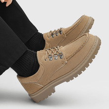 小众皮鞋2025鞋子男鞋时尚秋季日系工装鞋潮流百搭休闲英伦鞋子男