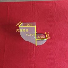 加大兔用食盒食槽料槽不锈钢包边防啃咬防扒料兔子料盒