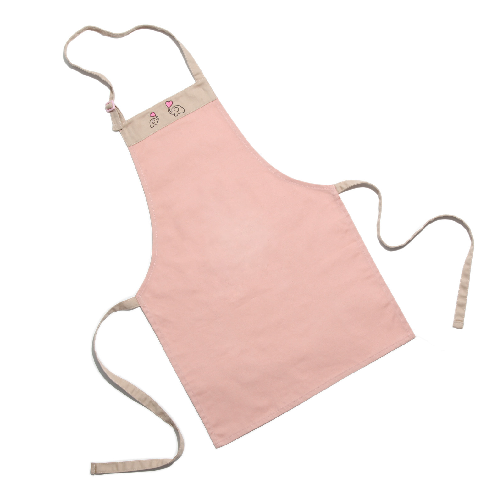 Delantal DE LOS NIÑOS traje Rosa delantal algodón para hornear guantes bordados patrón dibujos animados chef sombrero