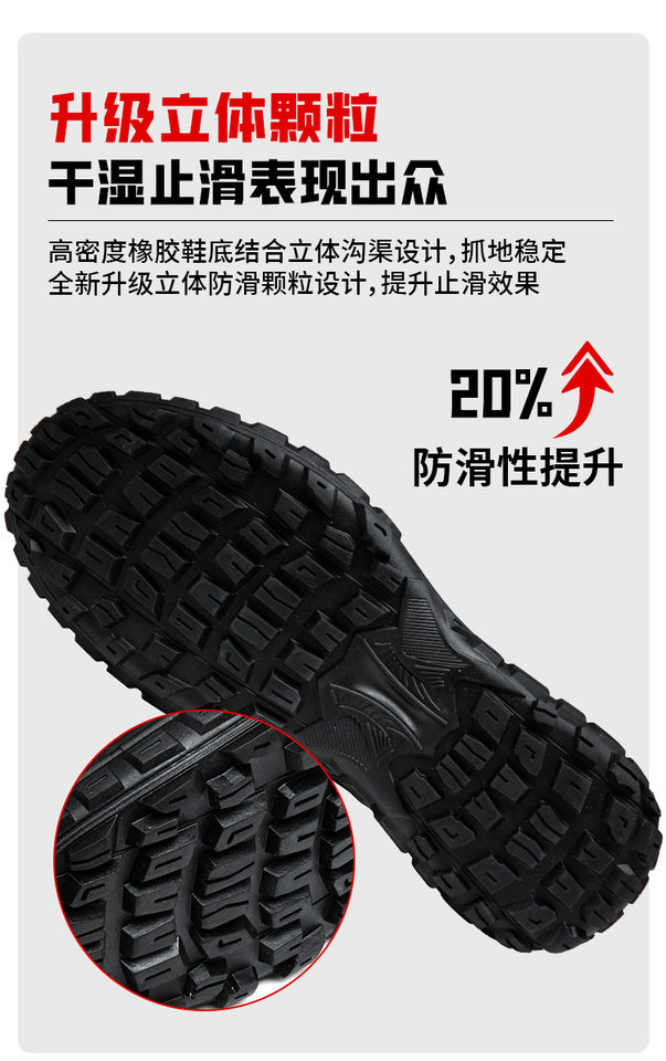 Giày bảo hộ lao động nam cổ thấp da bò chống va đập chống đâm thủng chống trượt — Màu đen; 36, Màu đen; 37, Màu đen; 38, Màu đen; 39 chi tiết 14