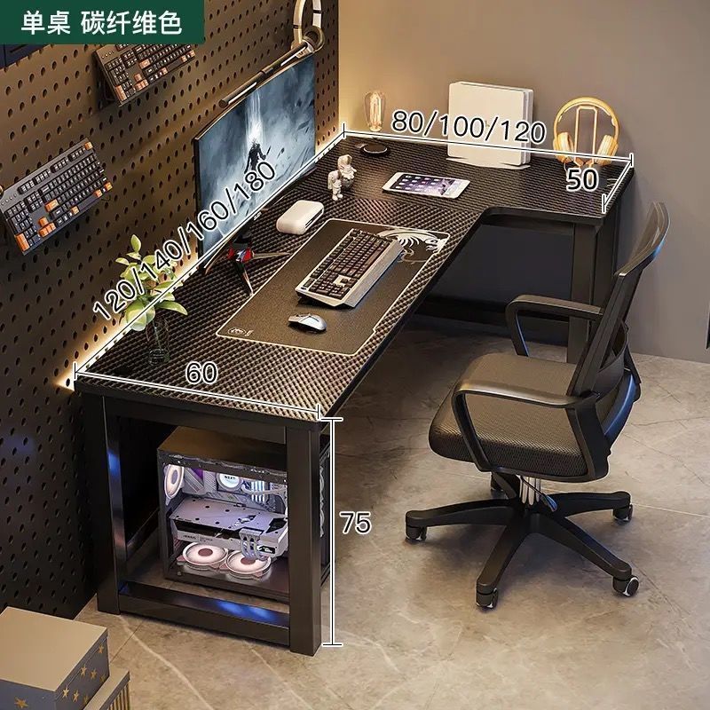 Escritorio de esquina para computadora Escritorio de esquina Escritorio doble Escritorio de ventana salediza para el hogar del estudiante Escritorio de oficina en forma de L Escritorio de trabajo