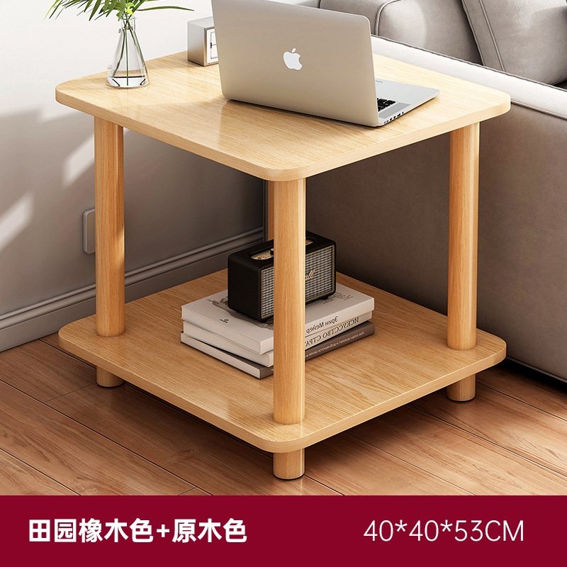 Sofá lado brecha lateral gabinete de alquiler casa cabecera almacenamiento estante balcón pequeña mesa móvil larga estrecha Mesa café