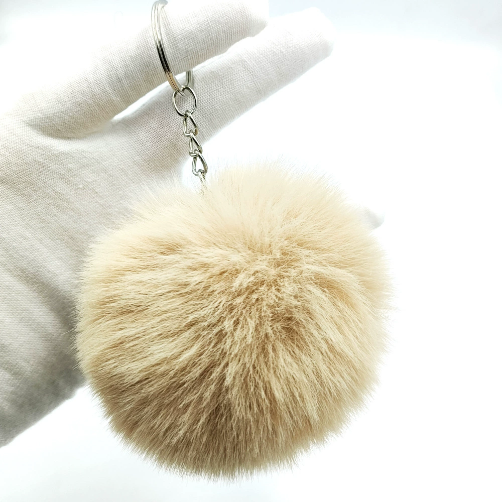 Multicoloured puffer ball, keychain with accessories, (Physicals), 8cm, DIY
