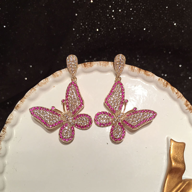 Simple Fashion Butterfly Earrings display picture 1