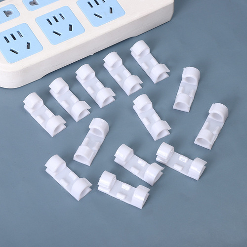 Self-adhesive, traceless cable buckle, wire and network cable management buckle, plug-in cable board holder, storage cable management buckle