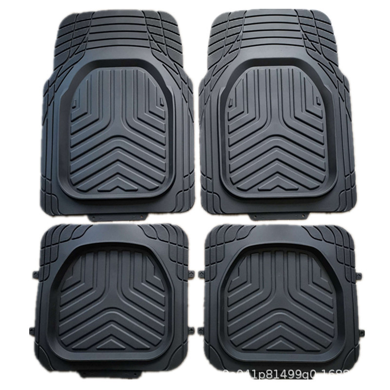 汽车脚垫定制四件套PVC防水可剪裁通用易清洗亚马逊跨境防滑垫车