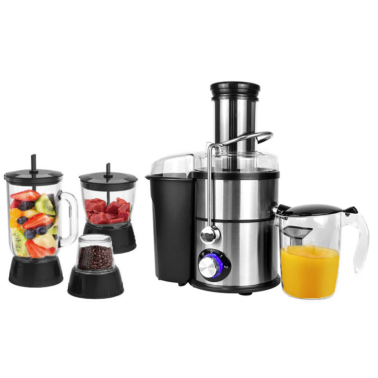 Exprimidor Multifuncional para Comercio Exterior, Máquina de Jugos Totalmente Automática de Acero Inoxidable con Separación de Pulpa