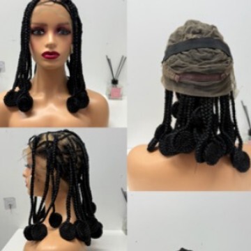 [Cheap Clearance] WKIV Heavy American Ladder Art Printed Letter Wig