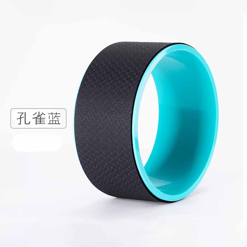 Rueda de yoga para estirar la espalda, equipo de fitness de yoga para principiantes mujeres, rueda de yoga para flexiones, anillo de pilates para entrenamiento de piernas.