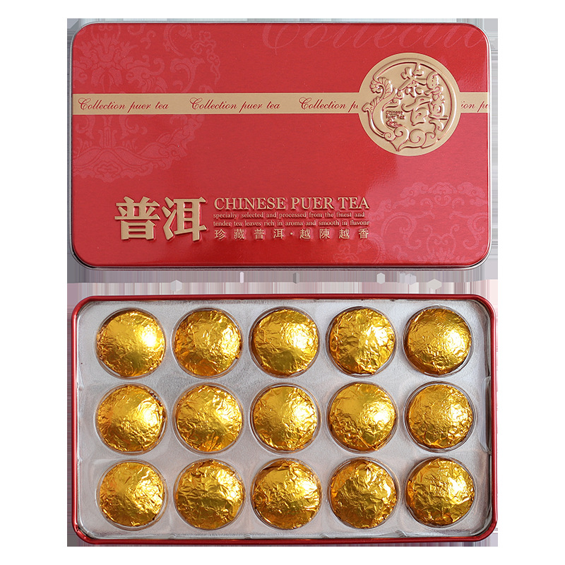 보이차 숙차 미니타차 75g 선물세트