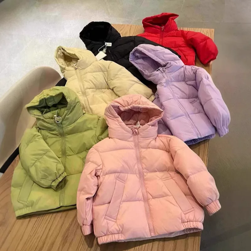 Down jacket, velvet hoody, duck down
