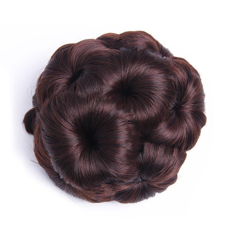 Fábrica al por mayor diamante nueve flor moño pelo clip peluca flor brote nupcial accesorios para el cabello updo pelo moño pelo bolsa en stock