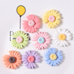 廠家 權志龍GD樹脂太陽花雛菊飾品兒童diy髮飾手機殼美工貼畫