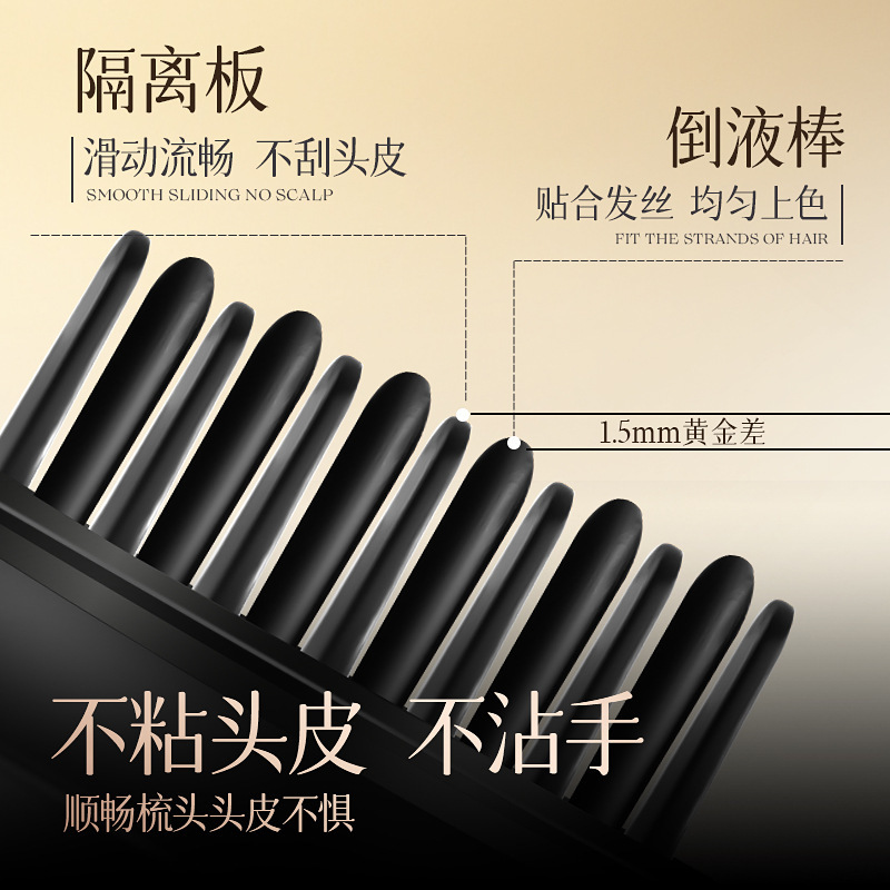 Hanboli カラーコンシーラー ヘアペン 色褪せしない 使い捨てカラーコンプメント スティック 植物エキスで白髪をカバー|undefined